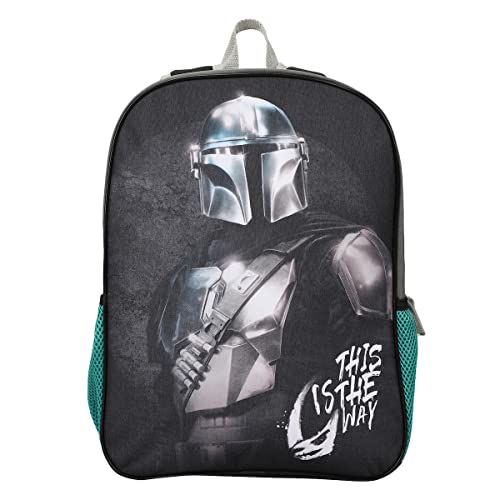 Bioworld The Mandalorian Grogu Mando Double-Sided 16" Youth Backpack