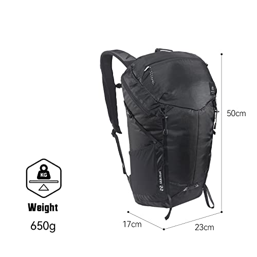 KAILAS Mystery 22L Lightweight Hiking Backpack Ergonomic Ultralight Water Resistant Outdoor Sports Small Travel Camping Daypack for Women Men Kailas Black