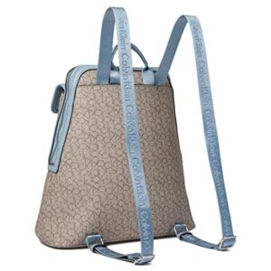 Calvin Klein Enya Backpack Mini Textured Almond/Taupe/Cloud PROCESSING PROCESSING