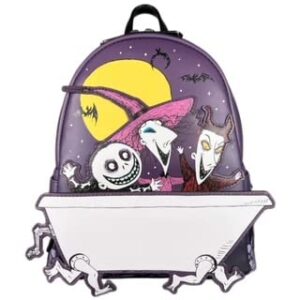 loungefly disney nightmare before christmas lock shock & barrel mini backpack