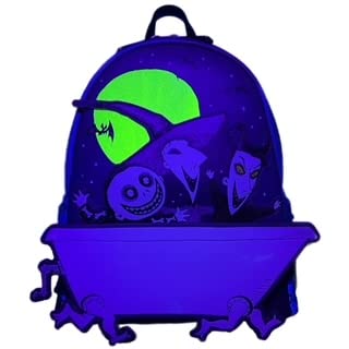 Loungefly Disney Nightmare Before Christmas Lock Shock & Barrel Mini Backpack