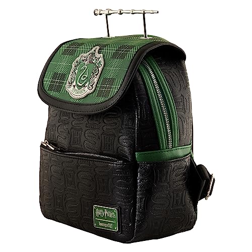 Loungefly Harry Potter 'Choose Your House' Collection: Slytherin House MIni-Backpack, Amazon Exclusive