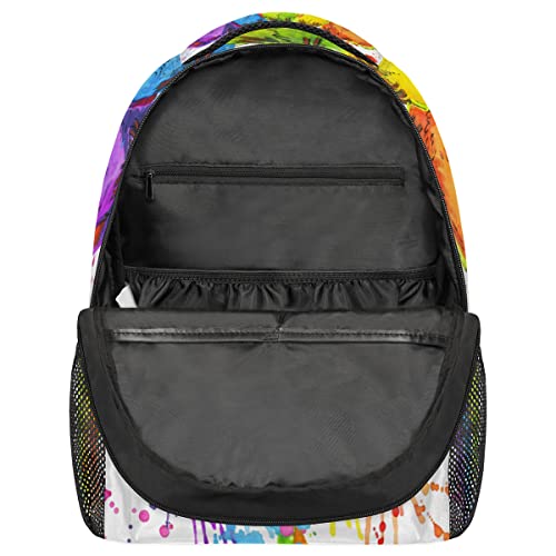 GzLeyigou Watercolor Parrot Daypack Backpacks Computer Laptop Backpacks, Large Capacity Bookbags with Adjustable Shoulder Strap, Travel Hiking Camping Casual Daypack for Adult/Women/Men/Boys/Girls