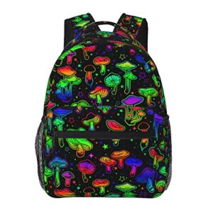 asyg mushroom backpack plant laptop backpack cute tablet travel picnic bag mushroom backpack bag