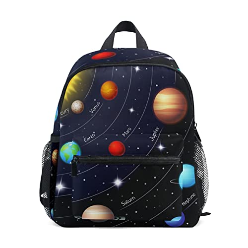 Solar System Planets Kids Backpack Backpacks Cute School Bag Bookbag for Elementary Toddler Kindergarten