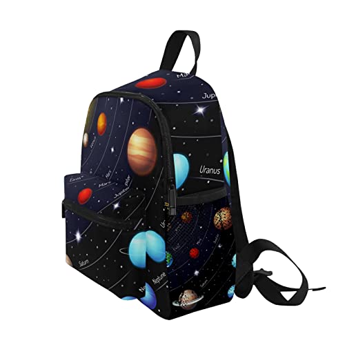 Solar System Planets Kids Backpack Backpacks Cute School Bag Bookbag for Elementary Toddler Kindergarten