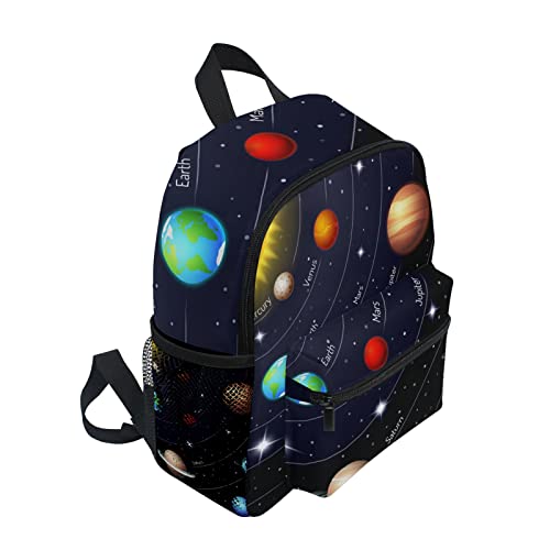 Solar System Planets Kids Backpack Backpacks Cute School Bag Bookbag for Elementary Toddler Kindergarten