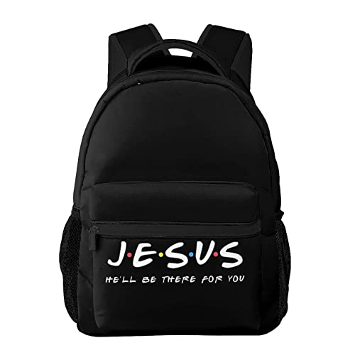 ROSIHODE Jesus Cross Backpack Christian Travel Laptop Backpack Casual Backpack Shoulder Daypack for Men Woman