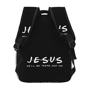 ROSIHODE Jesus Cross Backpack Christian Travel Laptop Backpack Casual Backpack Shoulder Daypack for Men Woman