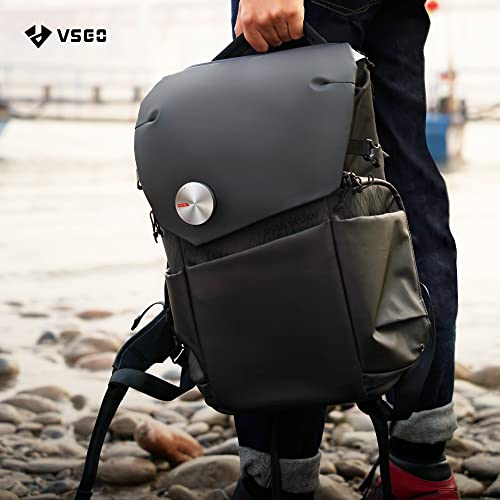 VSGO Black Snipe Camera Backpack 16L Professional DSLR/SLR Photo Bag Compatible For Sony Canon Nikon Camera, DJI Stabilizers Light Weight Only 1.1kg