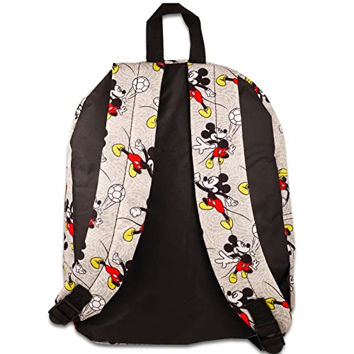 Mickey Mouse Backpack for Kids Set - Mickey School Bag Bundle with 16” Mickey Backpack, Mickey Stickers, Bookmark, More | Mickey Mouse Backpack for Boys