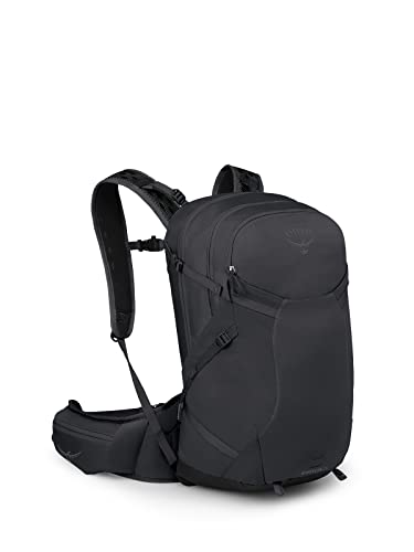 Osprey Sportlite 25L Unisex Hiking Backpack, Dark Charcoal Grey, M/L, Extended Fit