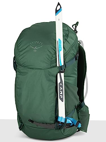 Osprey Skarab 30L Men's Hiking Backpack with Hydraulics Reservoir, Firestarter Orange, One Size