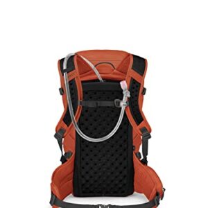 Osprey Skarab 30L Men's Hiking Backpack with Hydraulics Reservoir, Firestarter Orange, One Size