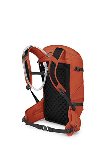 Osprey Skarab 30L Men's Hiking Backpack with Hydraulics Reservoir, Firestarter Orange, One Size