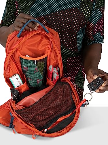 Osprey Raptor 10L Men's Biking Backpack with Hydraulics Reservoir, Firestarter Orange, One Size