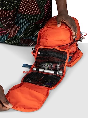 Osprey Raptor 10L Men's Biking Backpack with Hydraulics Reservoir, Firestarter Orange, One Size