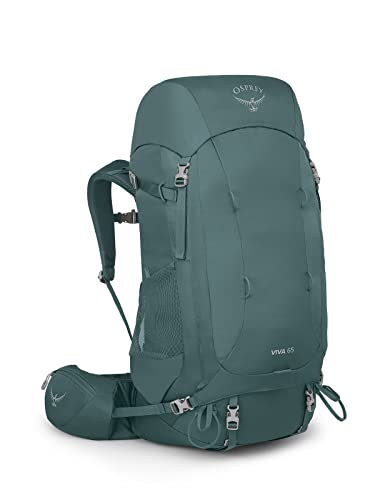 Osprey Viva 65L Women's Backpacking Backpack, Succulent Green, One Size, Extended Fit