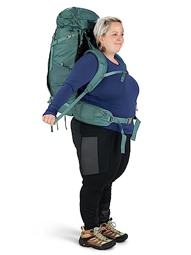 Osprey Viva 65L Women's Backpacking Backpack, Succulent Green, One Size, Extended Fit