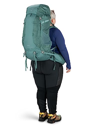 Osprey Viva 65L Women's Backpacking Backpack, Succulent Green, One Size, Extended Fit