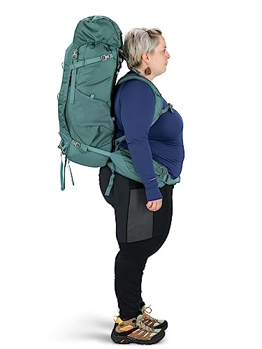 Osprey Viva 65L Women's Backpacking Backpack, Succulent Green, One Size, Extended Fit