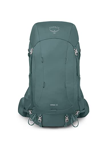 Osprey Viva 65L Women's Backpacking Backpack, Succulent Green, One Size, Extended Fit