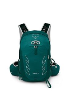 osprey tempest 20l women's hiking backpack with hipbelt, jasper green, wm/l, extended fit