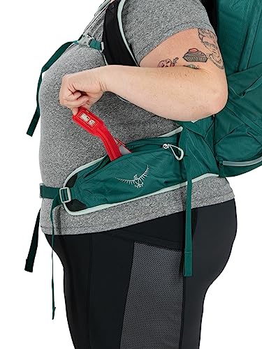 Osprey Tempest 20L Women's Hiking Backpack with Hipbelt, Jasper Green, WM/L, Extended Fit