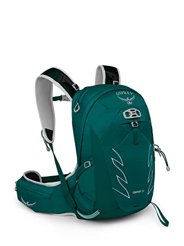 Osprey Tempest 20L Women's Hiking Backpack with Hipbelt, Jasper Green, WM/L, Extended Fit