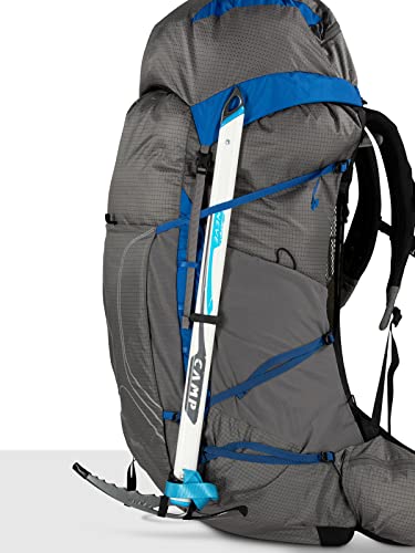 Osprey Exos Pro 55L Men's Backpacking Backpack, Dale Grey/Agam Blue, S/M