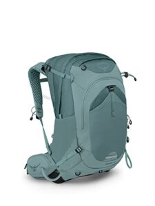 osprey mira 32l women's hiking backpack with hydraulics reservoir, succulent green, one size