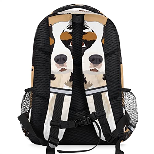 Cavalier King Charles Spaniel Backpack for School, Laptop Backpack Bookbag for Students Travel Business with Reflective Strip