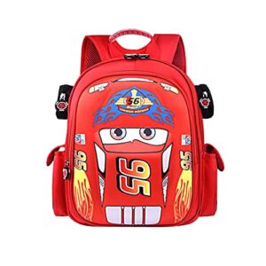 Xicks Kids School Backpack 3D Elementary Student Schoolbag Waterproof Lightweight Kids Bookbags for Boy