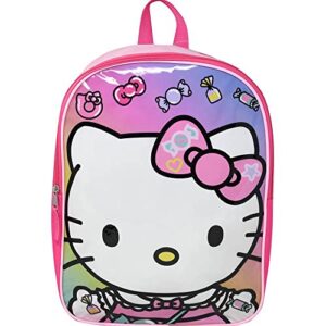 fast forward hello kitty 15" backpack with plain front
