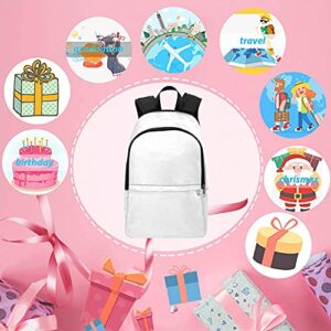 CUXWEOT Personalized Cheer Red White Cheerleader Backpack with Name Custom Travel Bag for women Men