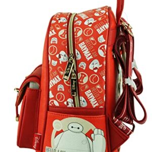 Wondapop Disney Big Hero 6 Baymax 11" Vegan Leather Fashion Mini Backpack