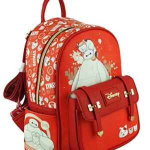 Wondapop Disney Big Hero 6 Baymax 11" Vegan Leather Fashion Mini Backpack