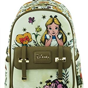 Wondapop Disney Alice in Wonderland 11" Vegan Leather Fashion Mini Backpack