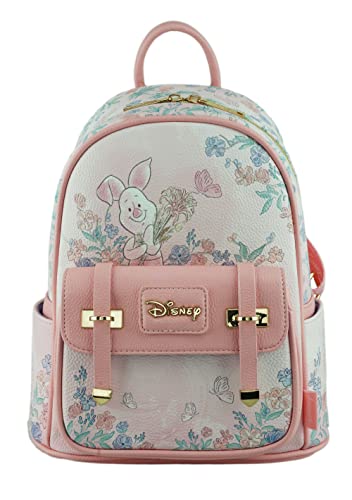 Wondapop Disney Winnie the Pooh Piglet 11" Vegan Leather Fashion Mini Backpack