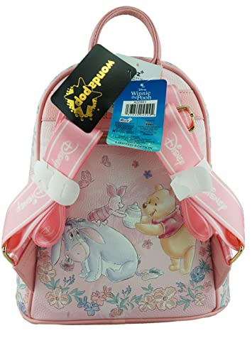 Wondapop Disney Winnie the Pooh Piglet 11" Vegan Leather Fashion Mini Backpack