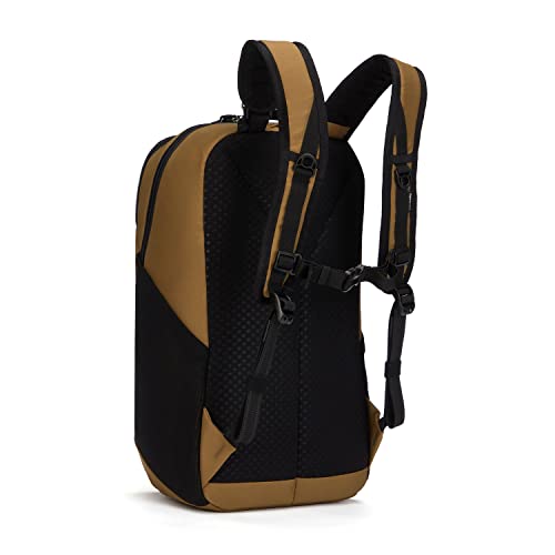 Pacsafe Vibe 20L Security & Anti-Theft Daypack - Slash Proof & Lockable, Tan