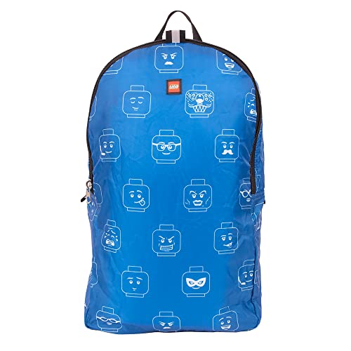 LEGO Minifigure Packable Backpack with 6 patches, Iconic