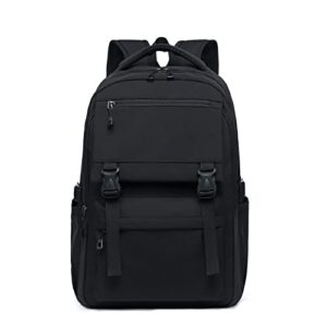 comifas backpack computer bag waterproof durable travel men's and women's multifunctional backpack (black)