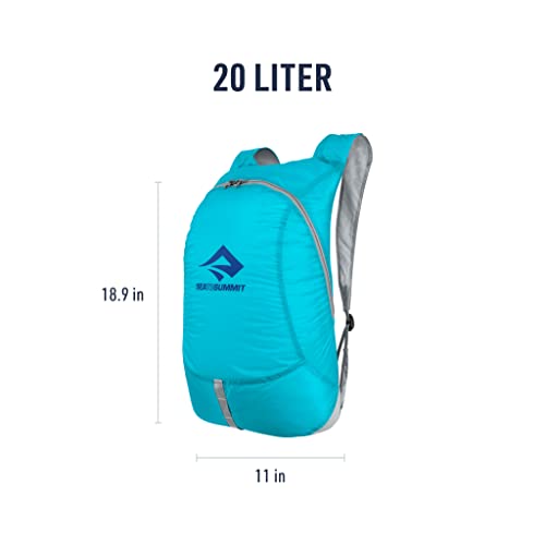 Sea to Summit Ultra-Sil Ultralight Day Pack, 20-Liter, Atoll Blue