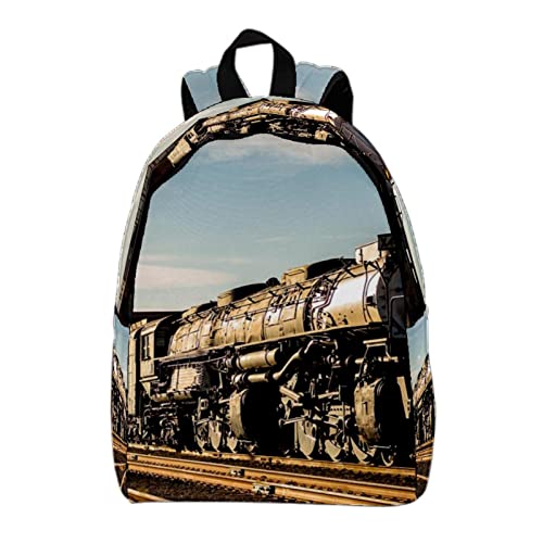 VBFOFBV Unisex Adult Backpack with for Travel Work, the Scenery Train