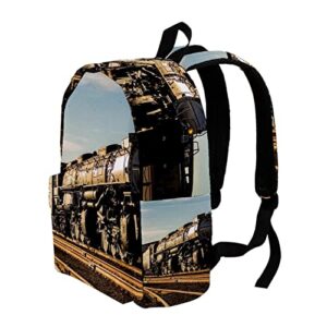 VBFOFBV Unisex Adult Backpack with for Travel Work, the Scenery Train