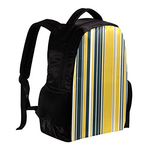 VBFOFBV Lightweight Casual Laptop Backpack for Men and Women, Color Straight Variable Width Stripes