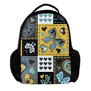 vbfofbv backpack for women daypack laptop backpack travel casual bag, butterfly heart kawaii
