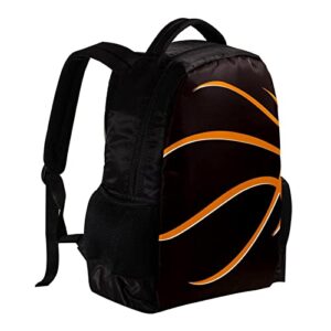 vbfofbv backpack for women daypack laptop backpack travel casual bag, abstract basketball
