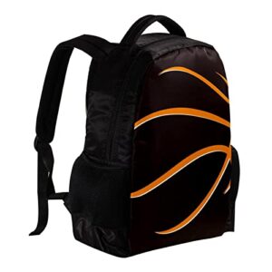 VBFOFBV Backpack for Women Daypack Laptop Backpack Travel Casual Bag, Abstract Basketball